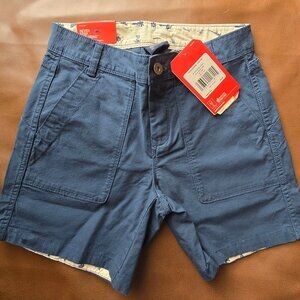 The North Face Women's Ridgeside Short Size 00L Teal Ripstop Cotton NWT